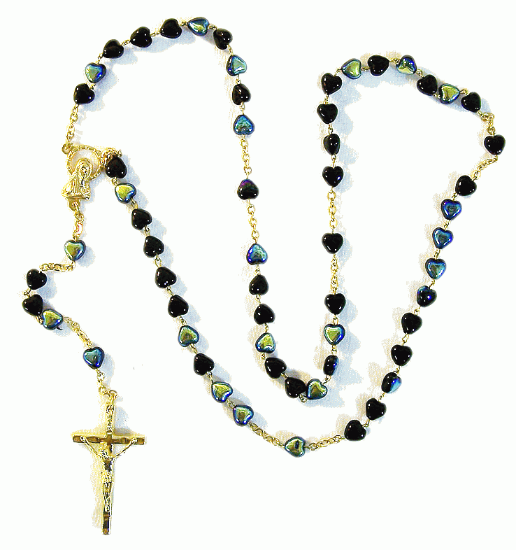 Rosary Beads From Italy With Free Vatican Postcard And Free Luminous Rosary