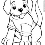 Sad Puppy Coloring Pages At GetColorings Free Printable Colorings