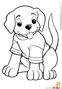 Sad Puppy Coloring Pages At GetColorings Free Printable Colorings