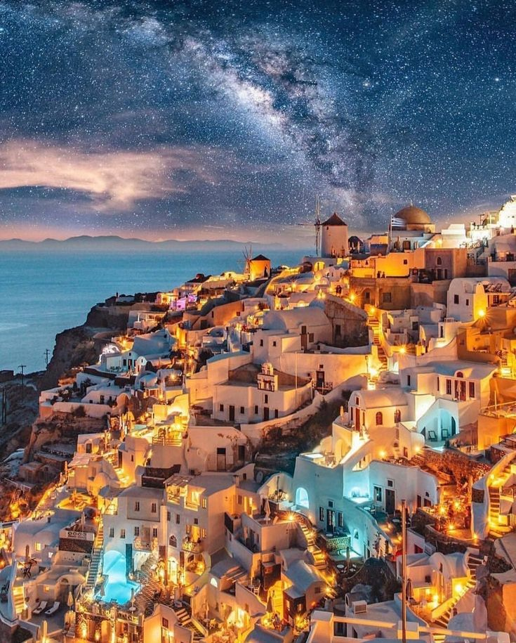 Santorini Greece Best Honeymoon Destinations Vacation Places Dream 