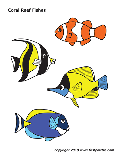 Sea Animals Free Printable Templates Coloring Pages FirstPalette