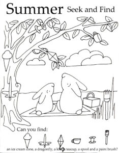 Seek And Finds Hidden Pictures Summer Worksheets Hidden Pictures