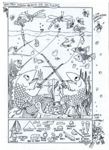 Summer Fun Hidden Picture Puzzle Coloring Page Highlights Hidden