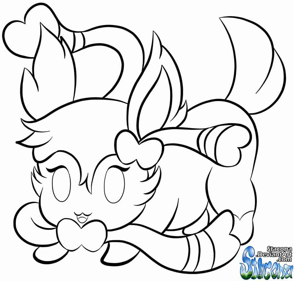 Sylveon Coloring Pages At GetColorings Free Printable Colorings 