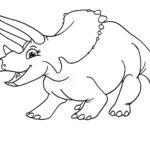 Triceratops Coloring Pages Dinosaur 101 Coloring