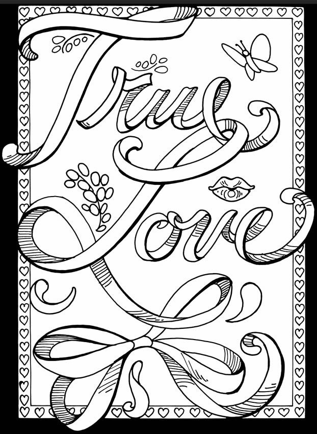 True Love Stained Glass 1 Love Coloring Pages Heart Coloring Pages 