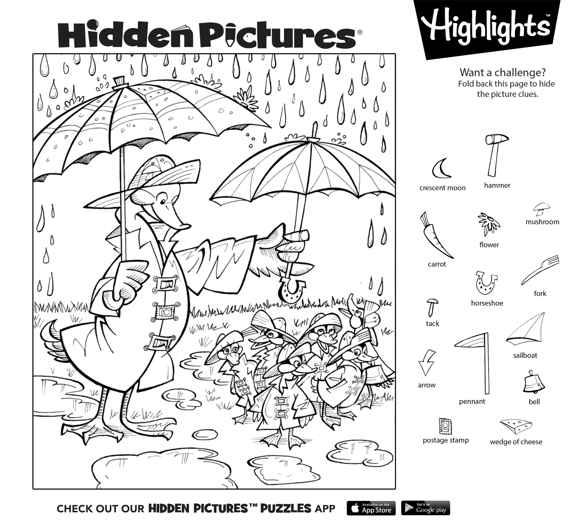 Printable Hidden Picture Puzzles For Kids