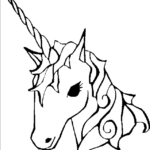 Unicorn Coloring Page Coloring Book