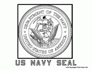 US Navy Seal Coloring Page Coloring Pages Veterans Day Coloring Page