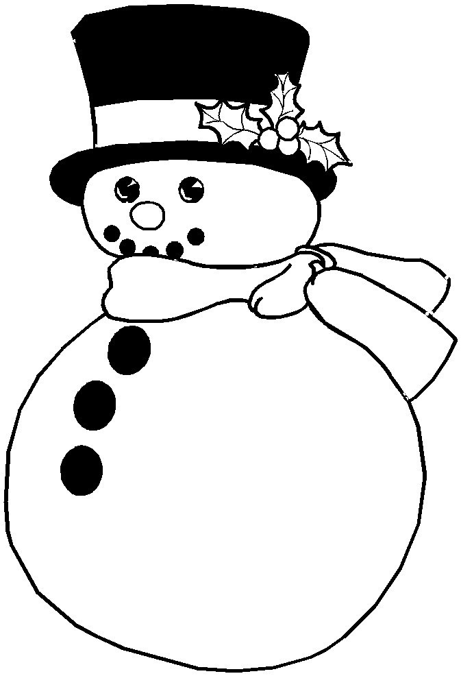 Free Printable Pictures Of Snowmen