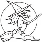 Witch Coloring Pages Kidsuki