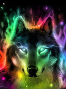 Wolf Papper Wolf Colors Spirit Animal Art Wolf Pictures