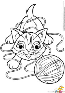 Yarn Coloring Page At GetColorings Free Printable Colorings Pages