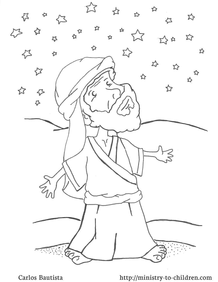 Abraham Coloring Page