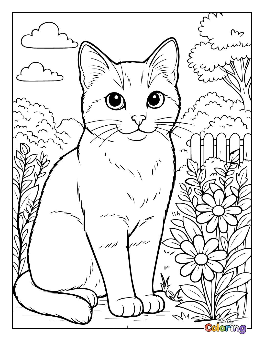 Cat Coloring Pages