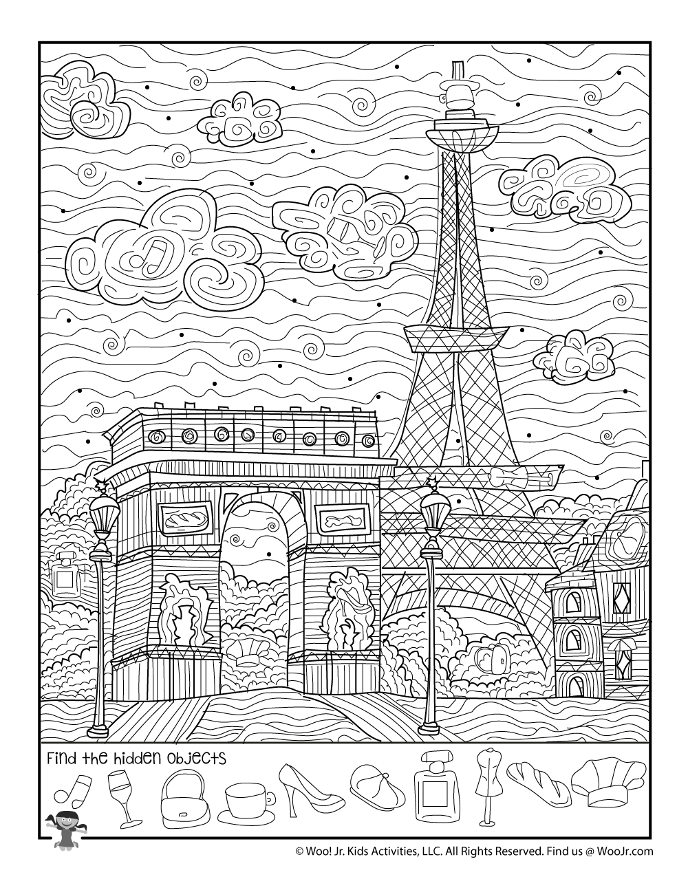 Difficult Hidden Pictures For Kids World Travel Difficult Hidden Pictures For Kids World Travel