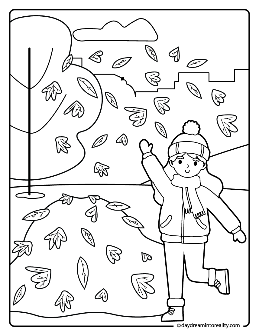 Fall Coloring Pages