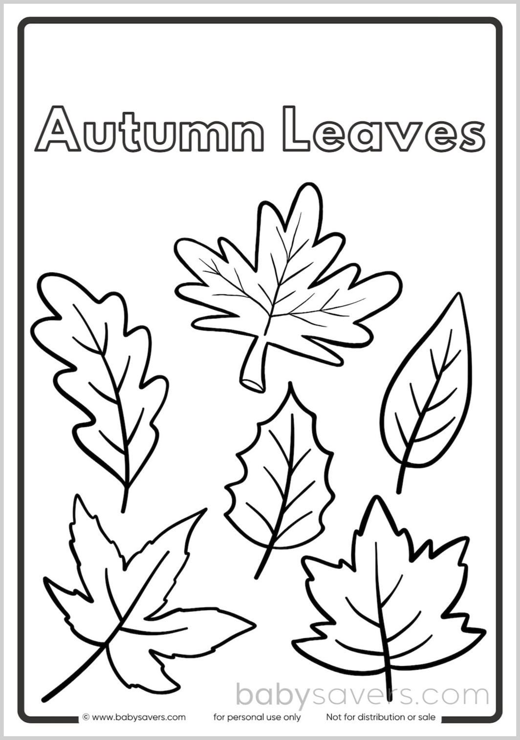 Fall Coloring Pages