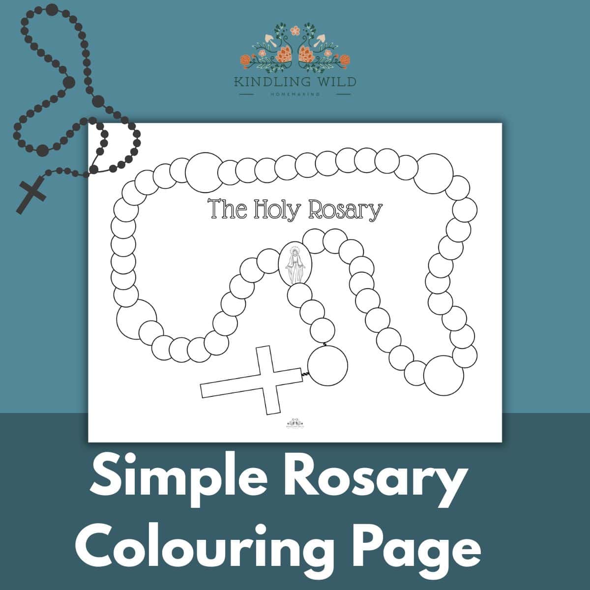 printable pictures of rosary beads