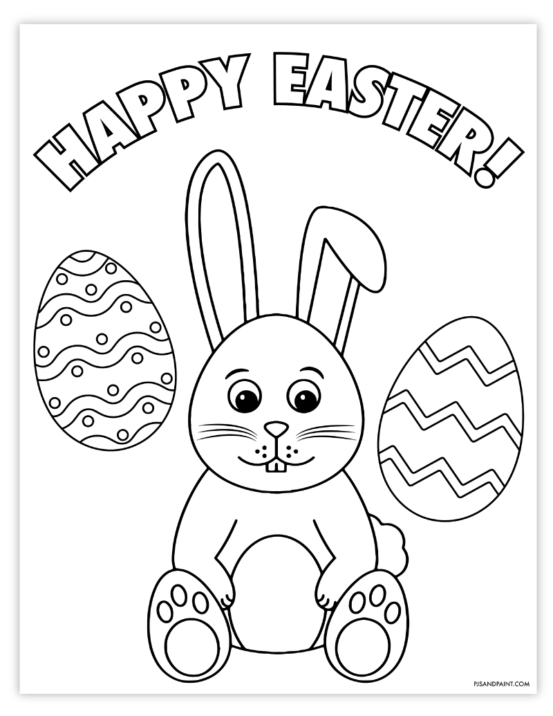 Free Printable Easter Coloring Page Free Printable Easter Coloring Page