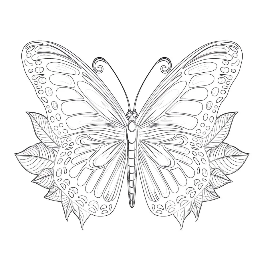 free printable picture of monarch butterfly