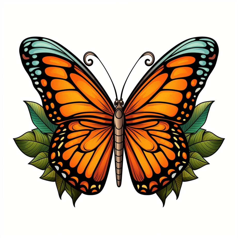 Free Printable Monarch Butterfly Coloring Pages