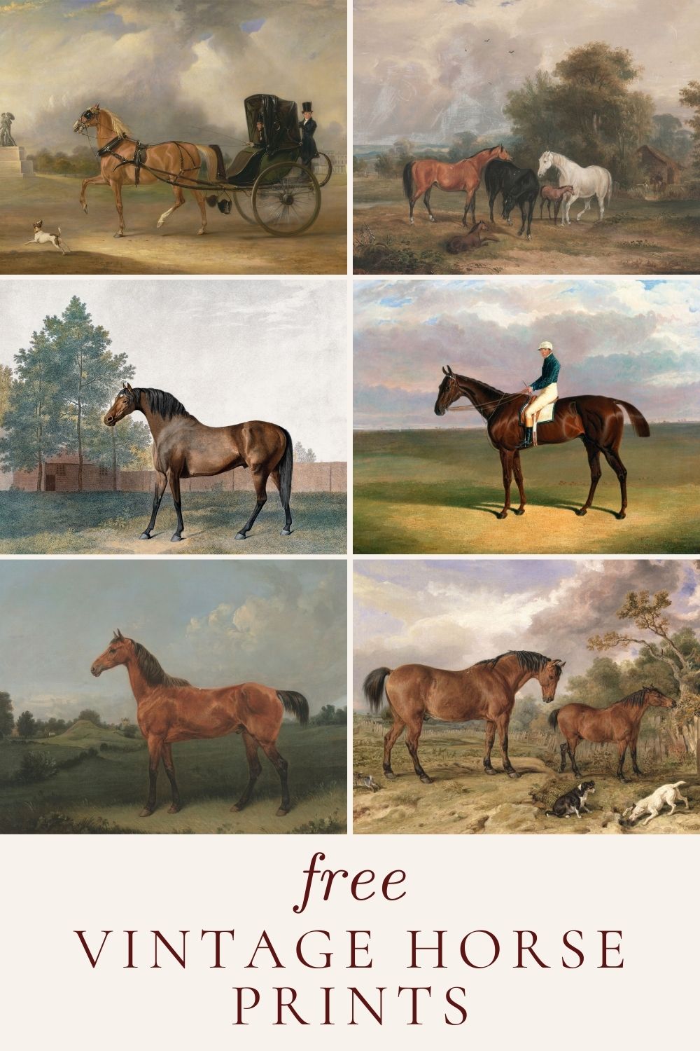Free Vintage Horse Prints Free Vintage Horse Prints