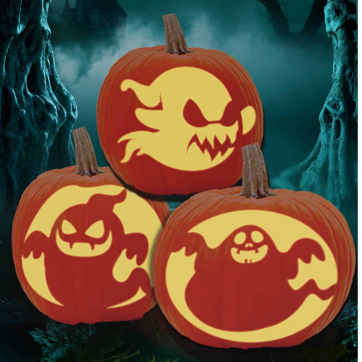 printable pictures of pumpkins and ghosts