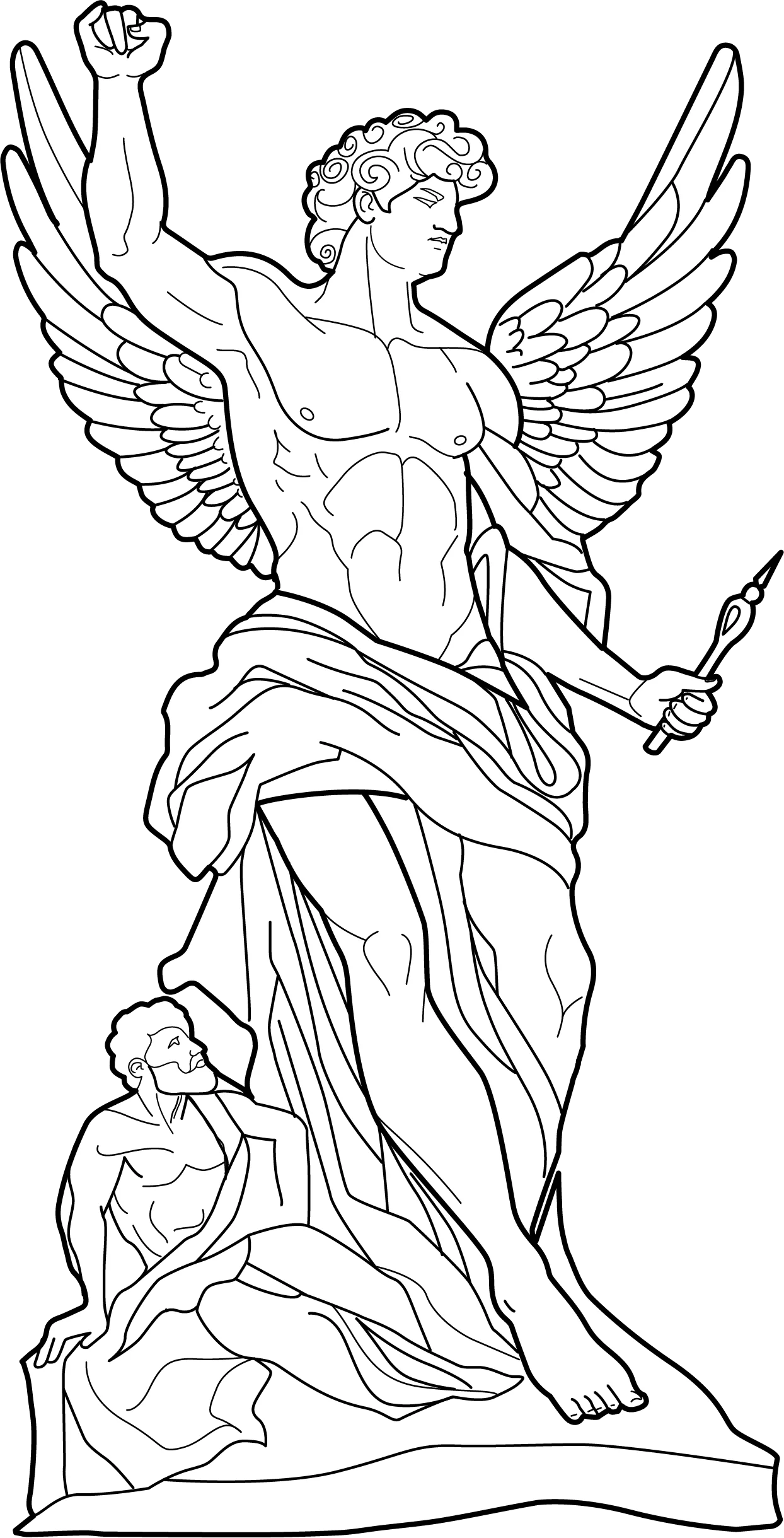 Greek God Apollo Coloring Page Greek God Apollo Coloring Page