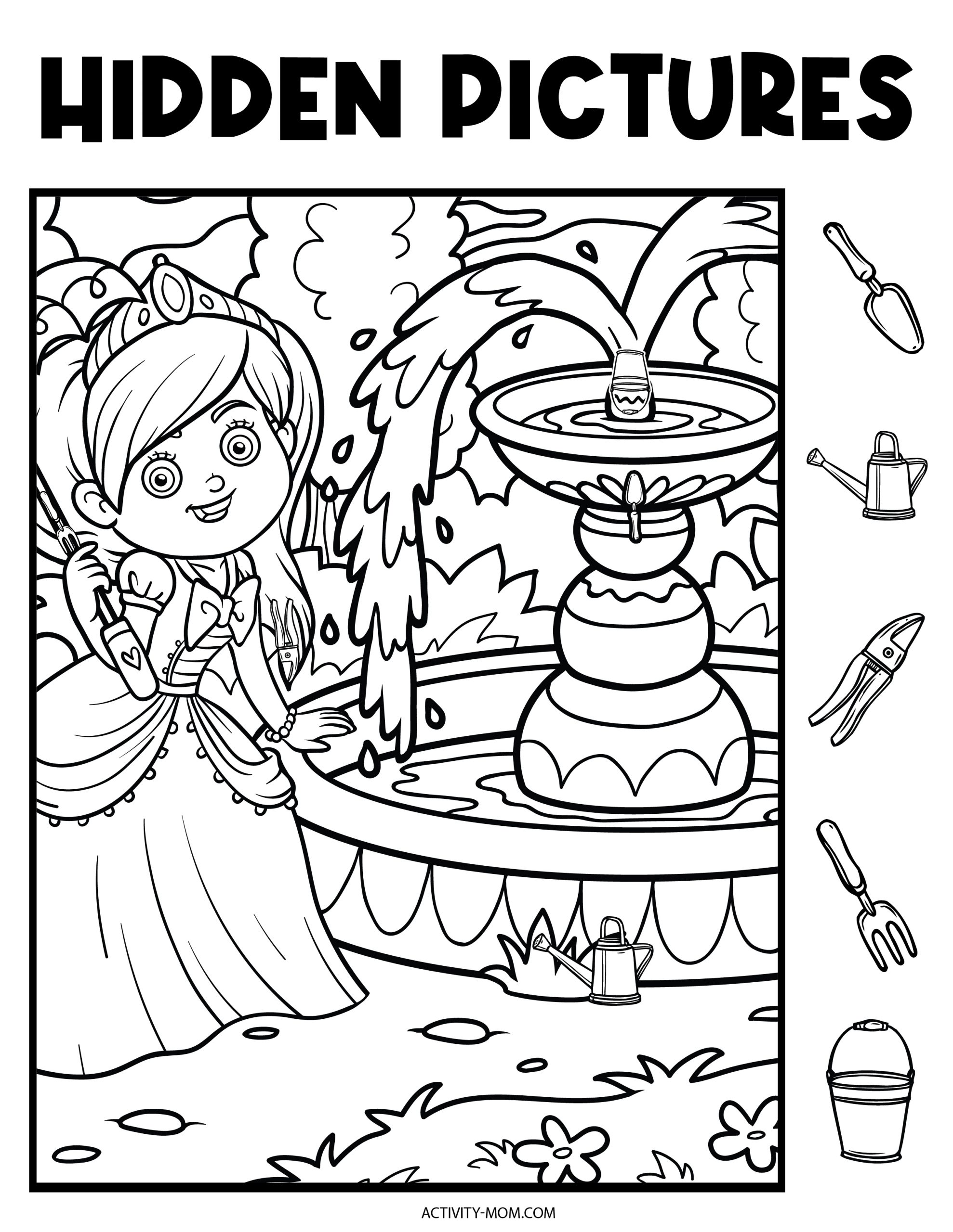 Hidden Pictures Printables Hidden Pictures Printables