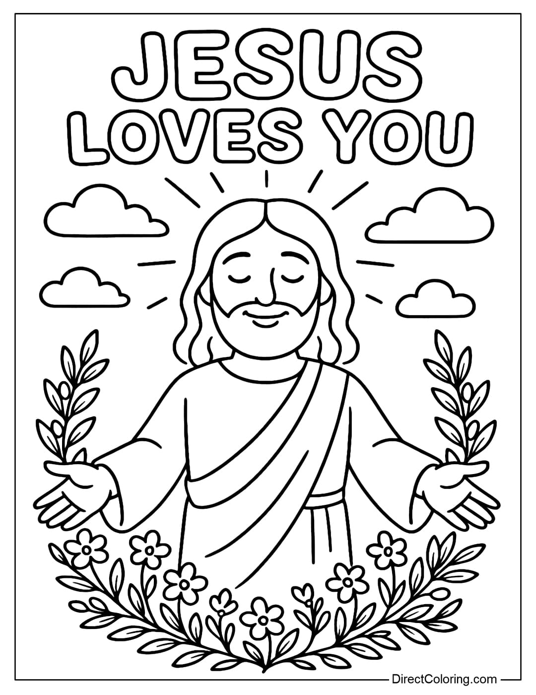 Jesus Coloring Pages Jesus Coloring Pages