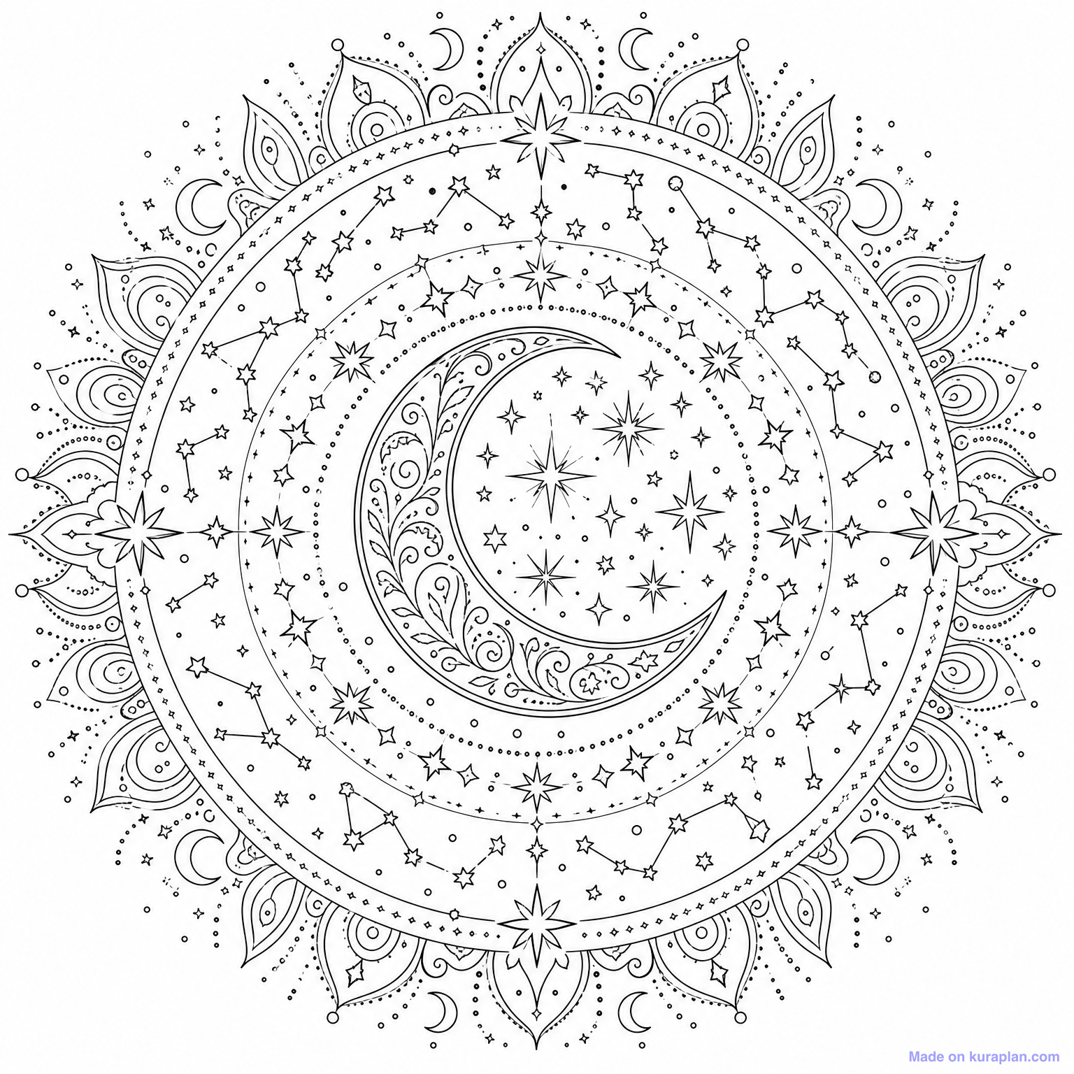 printable pictures of stars and moons printable pictures of stars and moons