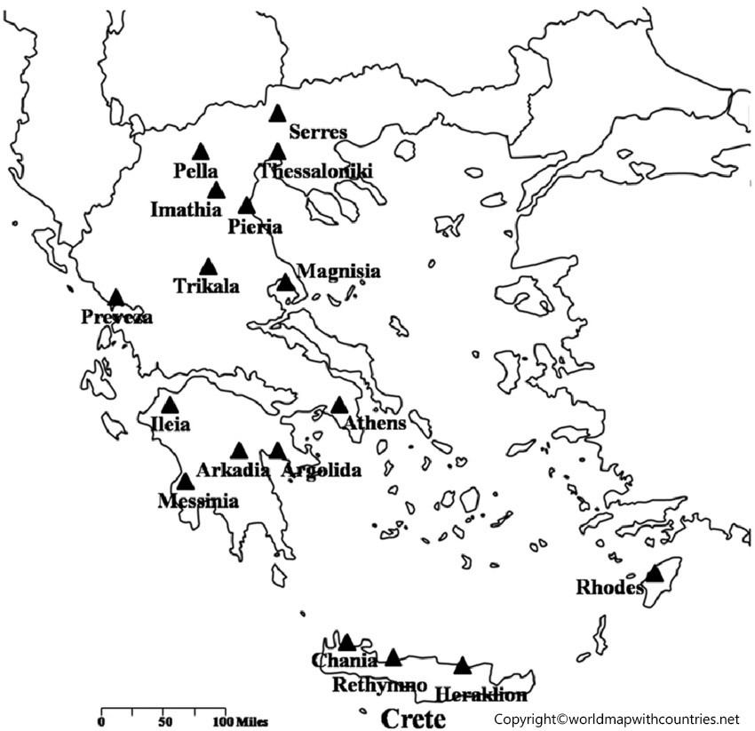 Map Of Greece
