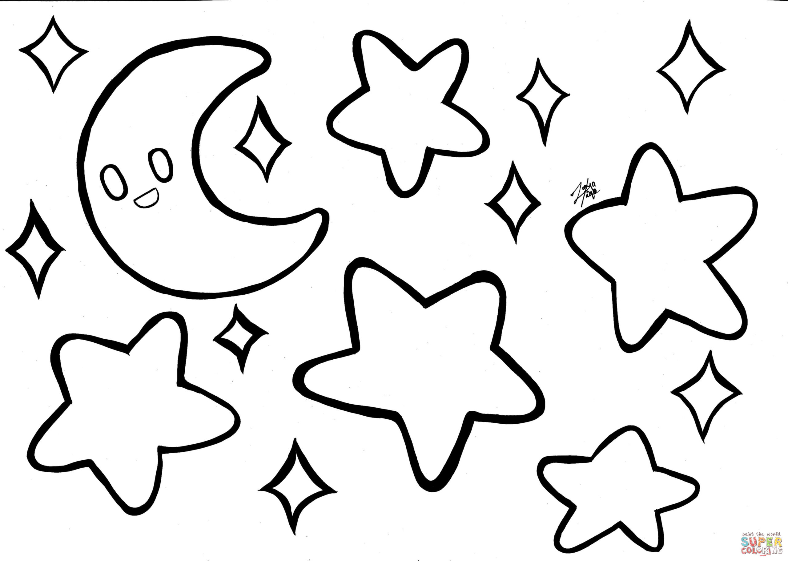 Moon And Stars Moon And Stars