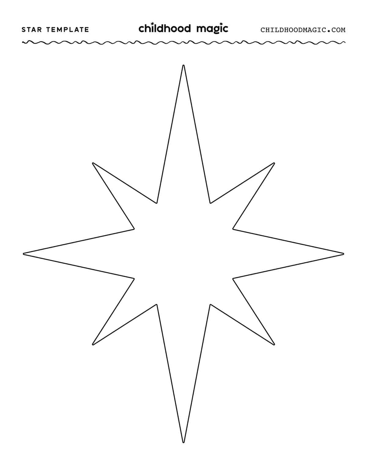 Star Shape Template Free Printable Star Shape Template Free Printable