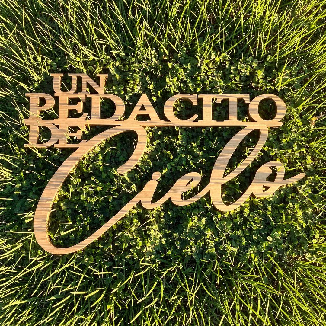 Un Pedacito De Cielo Wood Sign 17 X 26 Un Pedacito De Cielo Wood Sign 17 X 26