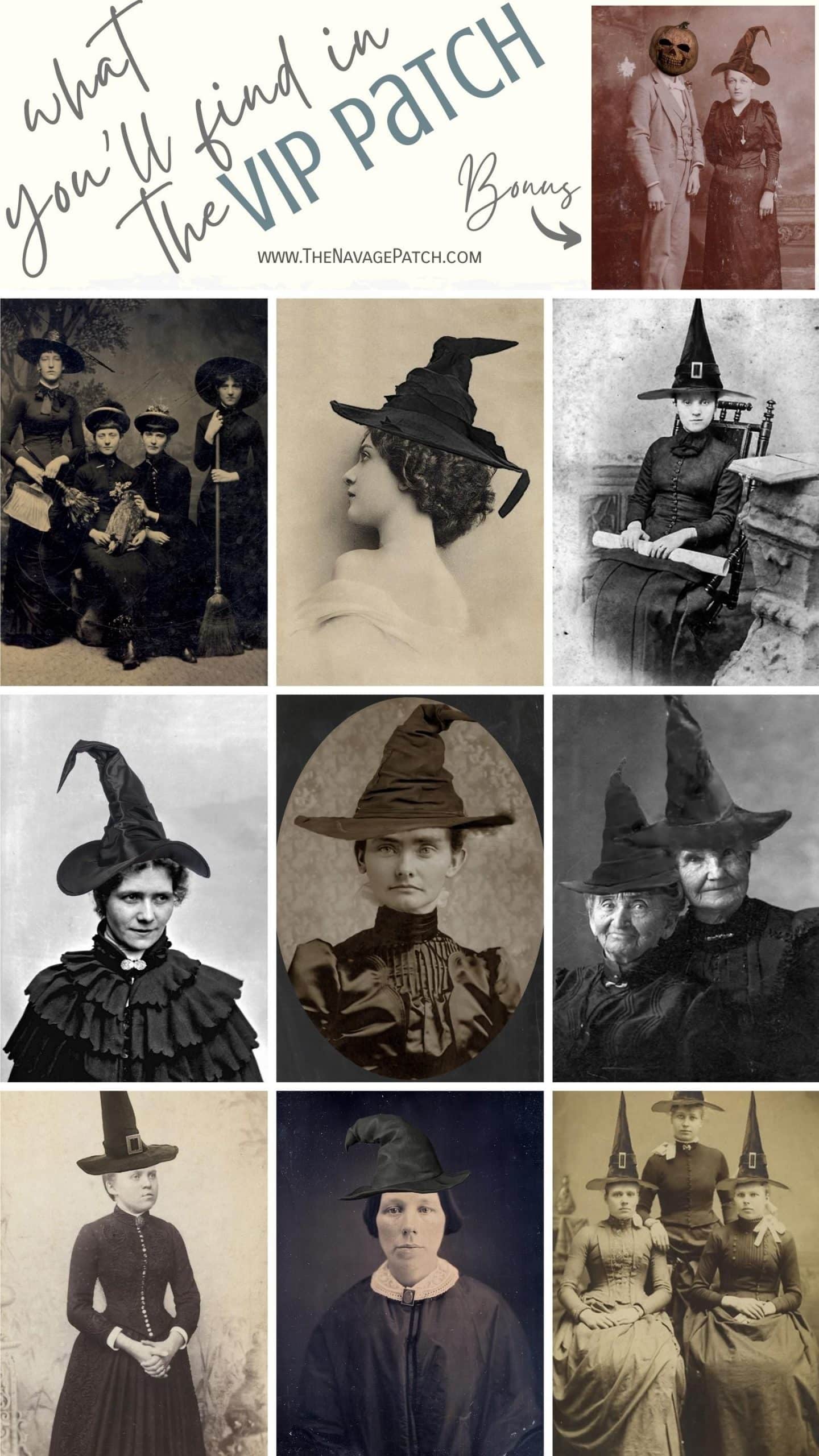 Vintage Witch Printables
